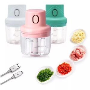 Mini Processador De Alimentos 250ml 3 Lâminas Elétrico Original