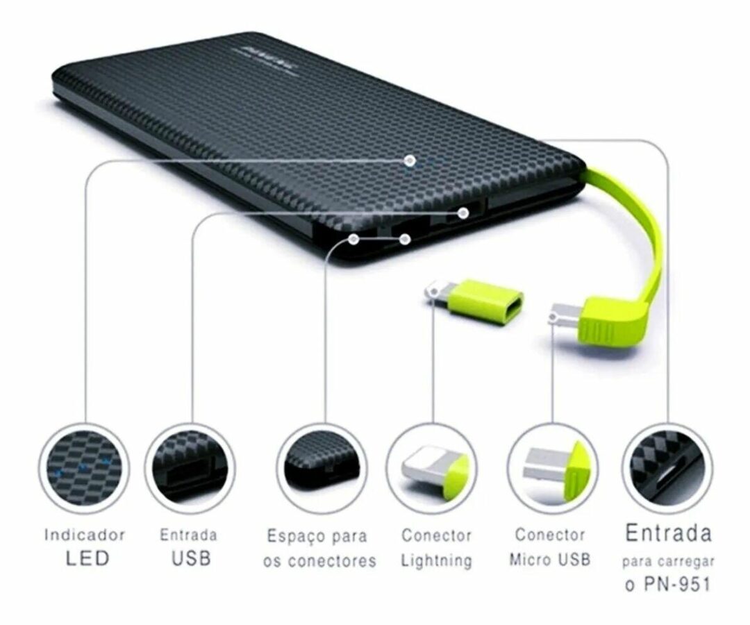 Carregador Portátil Power Bank 10.000mah Universal - Image 2