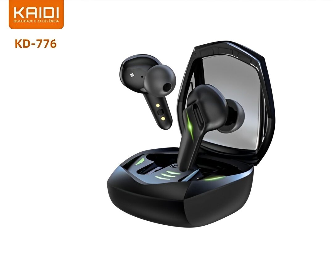 ORIGINAL - Fone Gamer Bluetooth Sem Fio Kaidi Tws Kd-776
