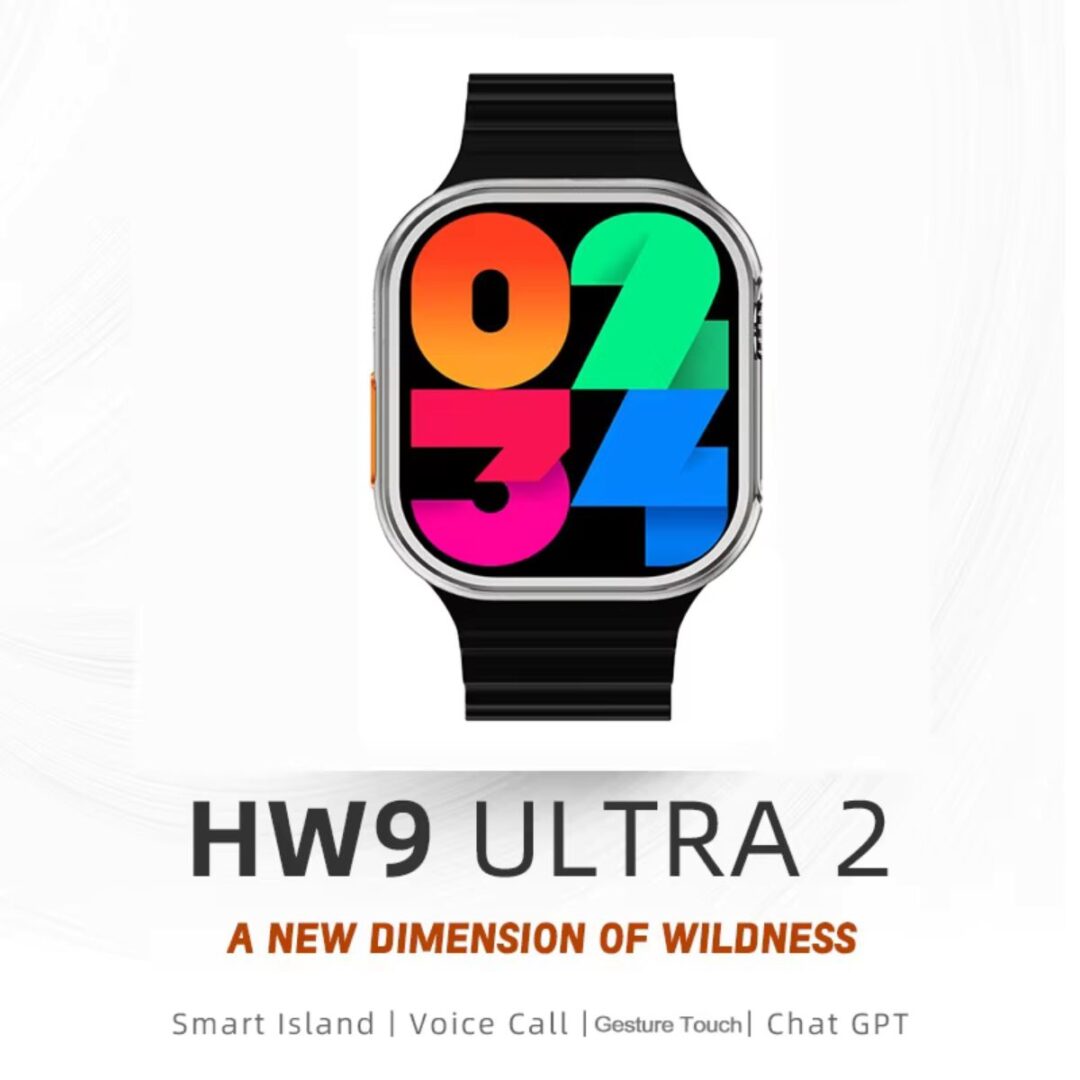 Relógio Smartwatch HW9 Ultra 2 Bluetooth com Tela Grande, Notificações e Pulseira Esportiva
