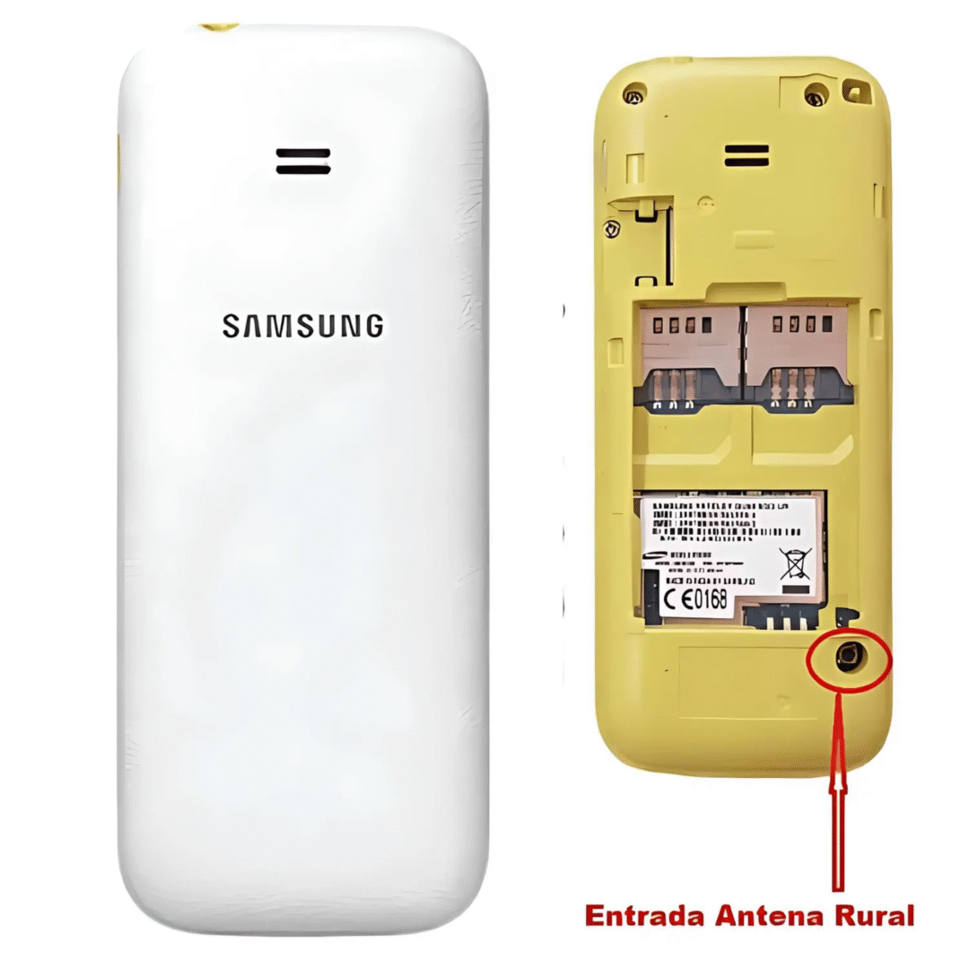 Celular Samsung SM-B315E Dual Chip Desbloqueado - Ideal para Idosos com Teclas Grandes e Lanterna (Azul ou Branco) - Image 4