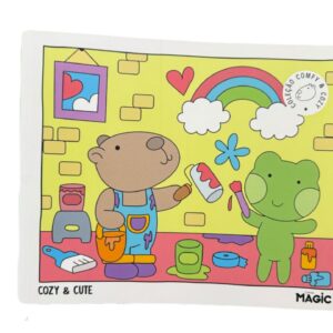 Livro de Colorir Cozy & Cute | Arte Fofa e Relaxante